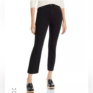 rag & bone Casey High Rise Ankle Flare Jeans in Black Size 25 0 27 inch inseam
